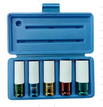 LHD-4005-85 : 4分 超薄長氣動套筒含膠套