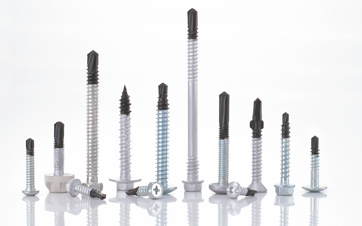Stainless steel bi-metal self drilling screws